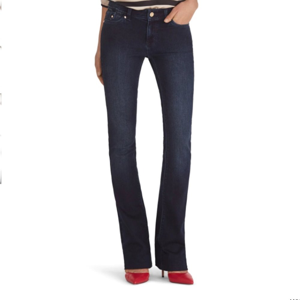 WHBM Saint Honore Skinny Flare Jeans